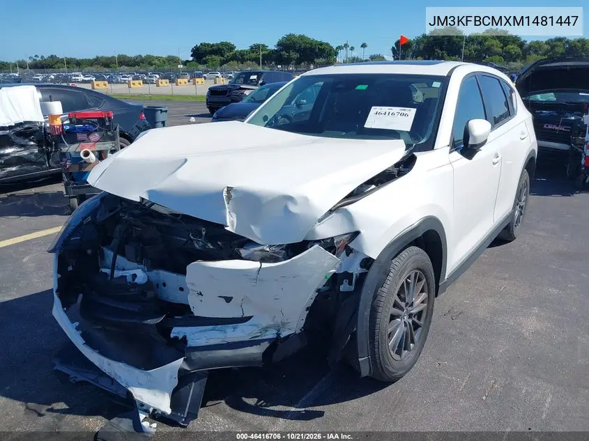 2021 MAZDA CX-5 VIN JM3KFBCMXM1481447 — фото 6