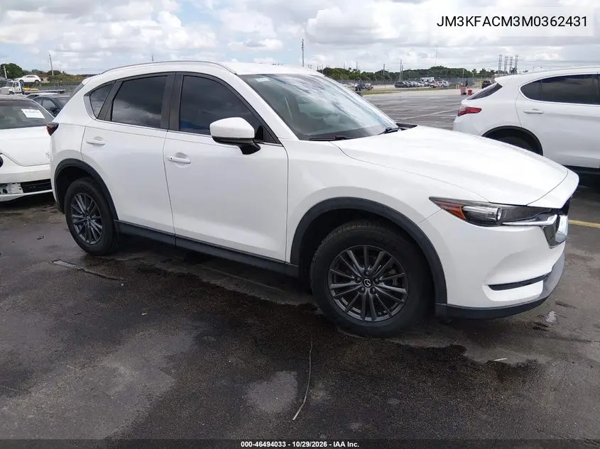 MAZDA CX-5 2021, VIN JM3KFACM3M0362431