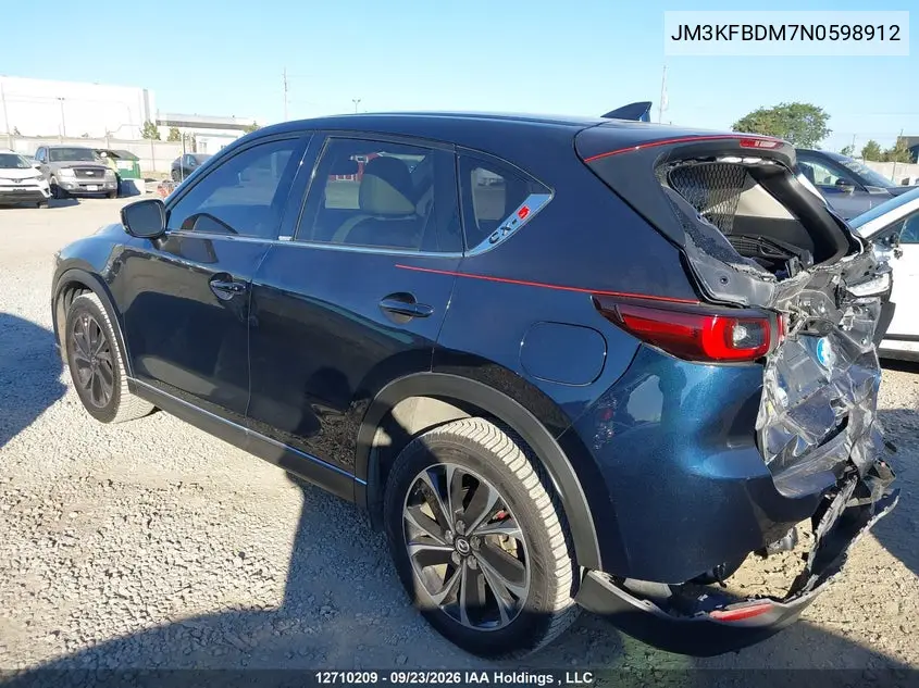 2022 MAZDA CX-5 VIN JM3KFBDM7N0598912 — фото 15