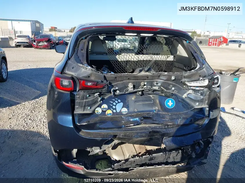 2022 MAZDA CX-5 VIN JM3KFBDM7N0598912 — фото 17