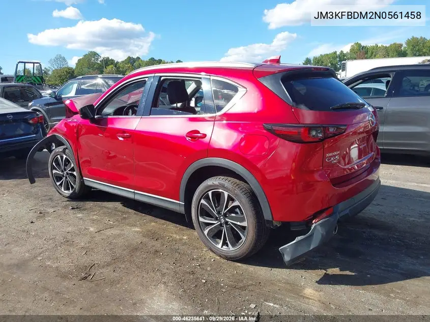 2022 MAZDA CX-5 VIN JM3KFBDM2N0561458 — фото 3
