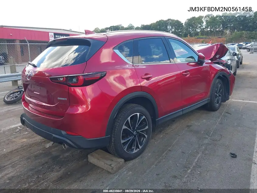2022 MAZDA CX-5 VIN JM3KFBDM2N0561458 — фото 4