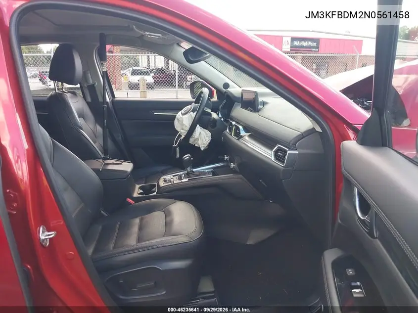 2022 MAZDA CX-5 VIN JM3KFBDM2N0561458 — фото 5