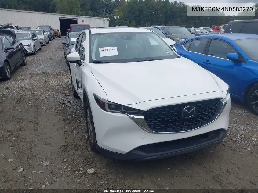 MAZDA CX-5 2022, VIN JM3KFBCM4N0583270