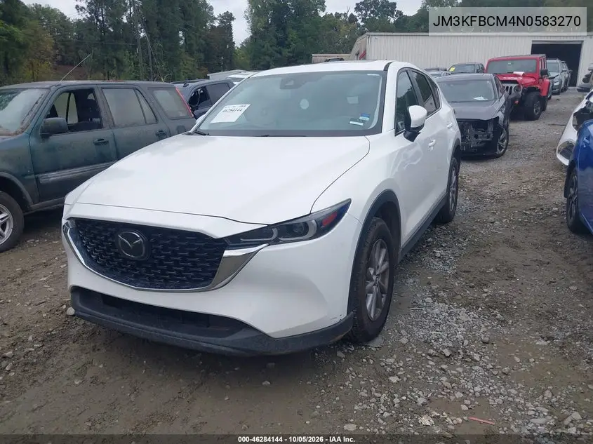 2022 MAZDA CX-5 VIN JM3KFBCM4N0583270 — фото 2