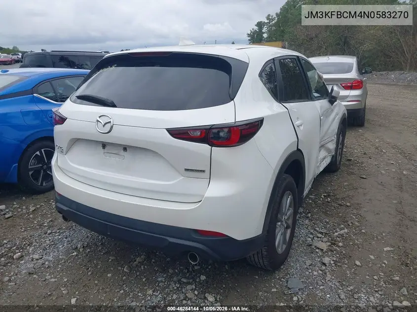2022 MAZDA CX-5 VIN JM3KFBCM4N0583270 — фото 4
