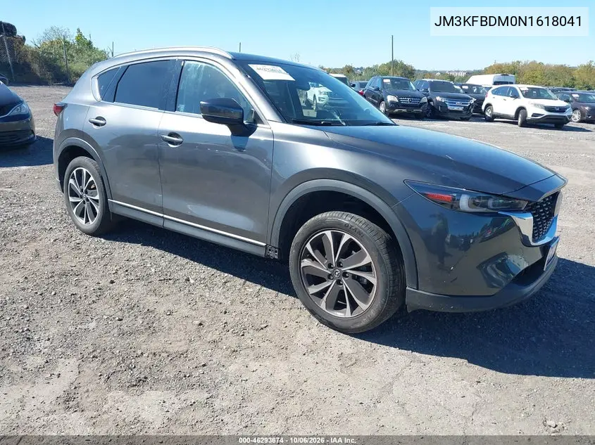 MAZDA CX-5 2022, VIN JM3KFBDM0N1618041