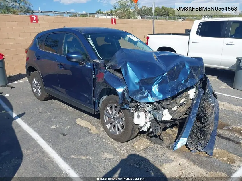MAZDA CX-5 2022, VIN JM3KFBBM6N0564558
