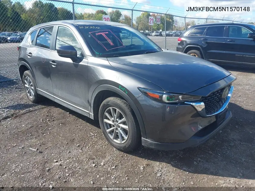 MAZDA CX-5 2022, VIN JM3KFBCM5N1570148