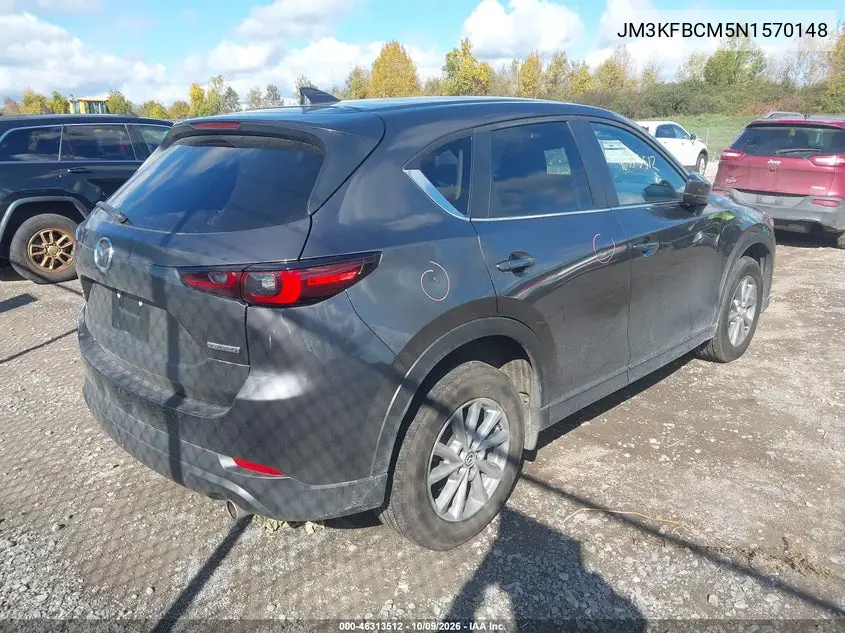 2022 MAZDA CX-5 VIN JM3KFBCM5N1570148 — фото 4