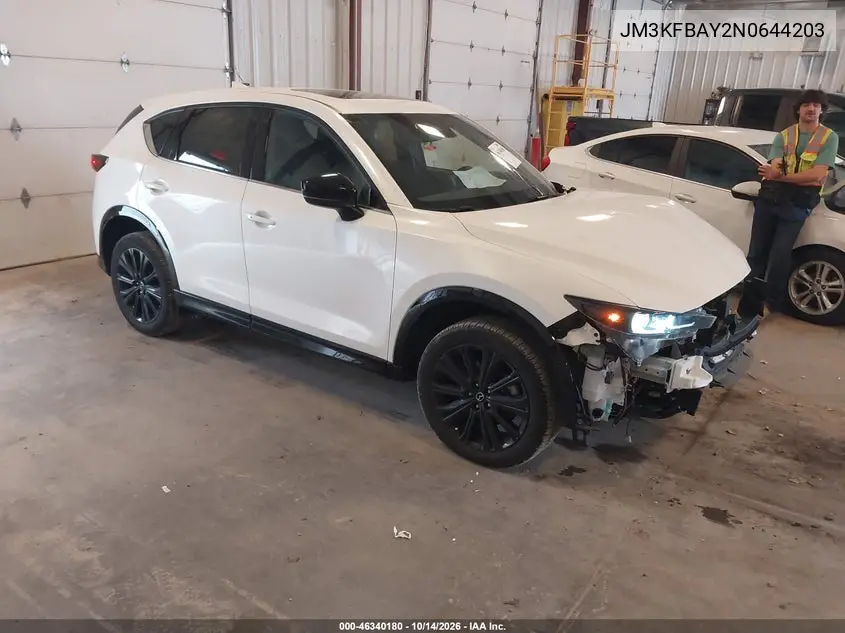 MAZDA CX-5 2022, VIN JM3KFBAY2N0644203