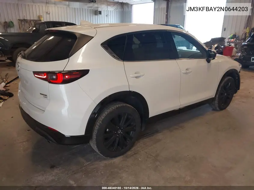 2022 MAZDA CX-5 VIN JM3KFBAY2N0644203 — фото 4