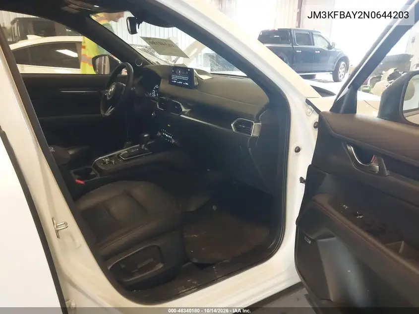 2022 MAZDA CX-5 VIN JM3KFBAY2N0644203 — фото 5