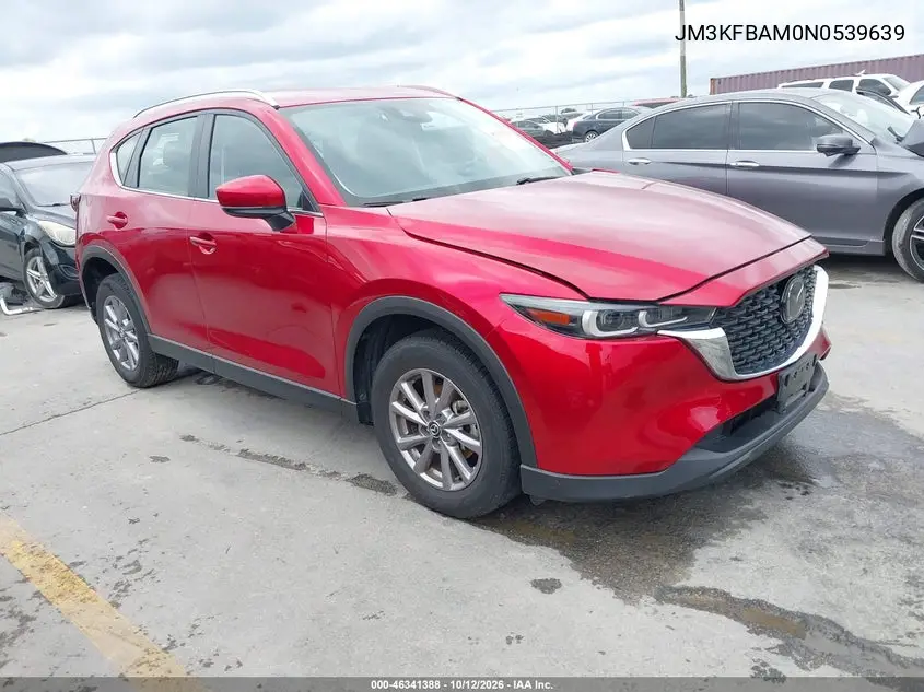 MAZDA CX-5 2022, VIN JM3KFBAM0N0539639