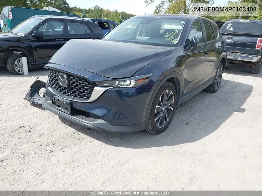 2023 MAZDA CX-5 VIN JM3KFBCM4P0103408 — фото 2