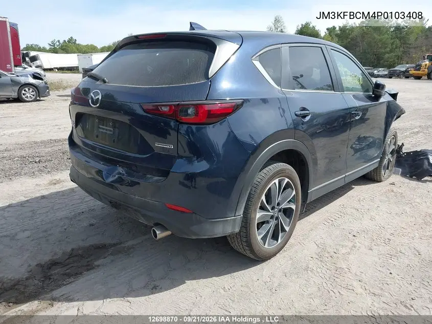 2023 MAZDA CX-5 VIN JM3KFBCM4P0103408 — фото 4