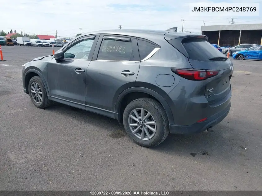 2023 MAZDA CX-5 VIN JM3KFBCM4P0248769 — фото 3