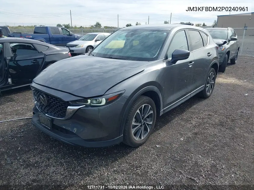 2023 MAZDA CX-5 VIN JM3KFBDM2P0240961 — фото 2