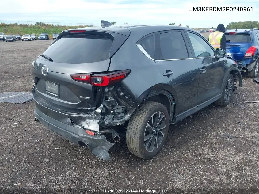 2023 MAZDA CX-5 VIN JM3KFBDM2P0240961 — фото 4