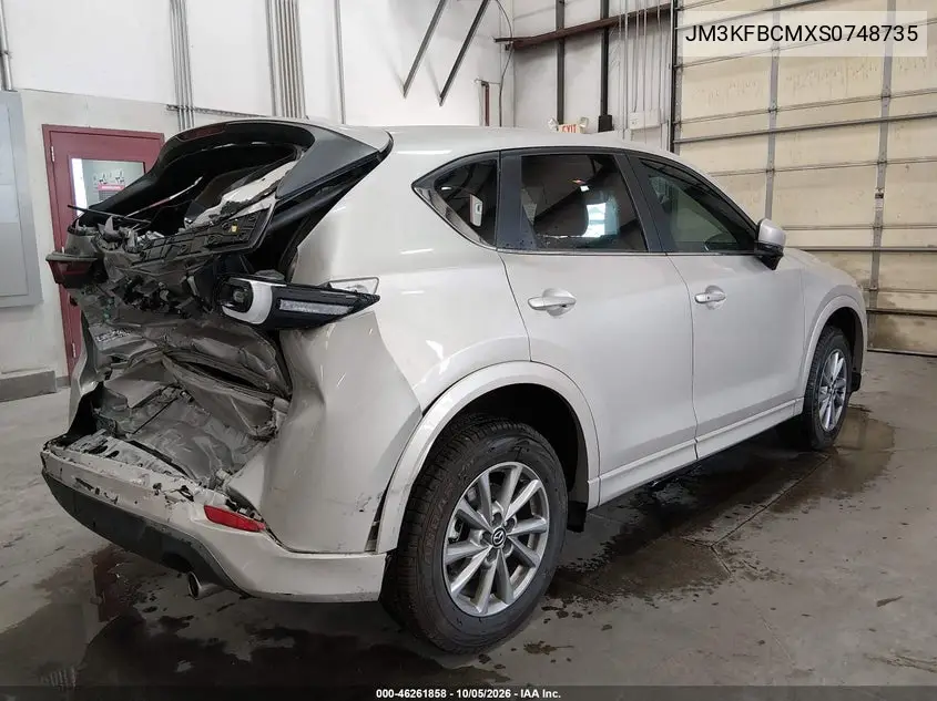 2025 MAZDA CX-5 VIN JM3KFBCMXS0748735 — фото 4