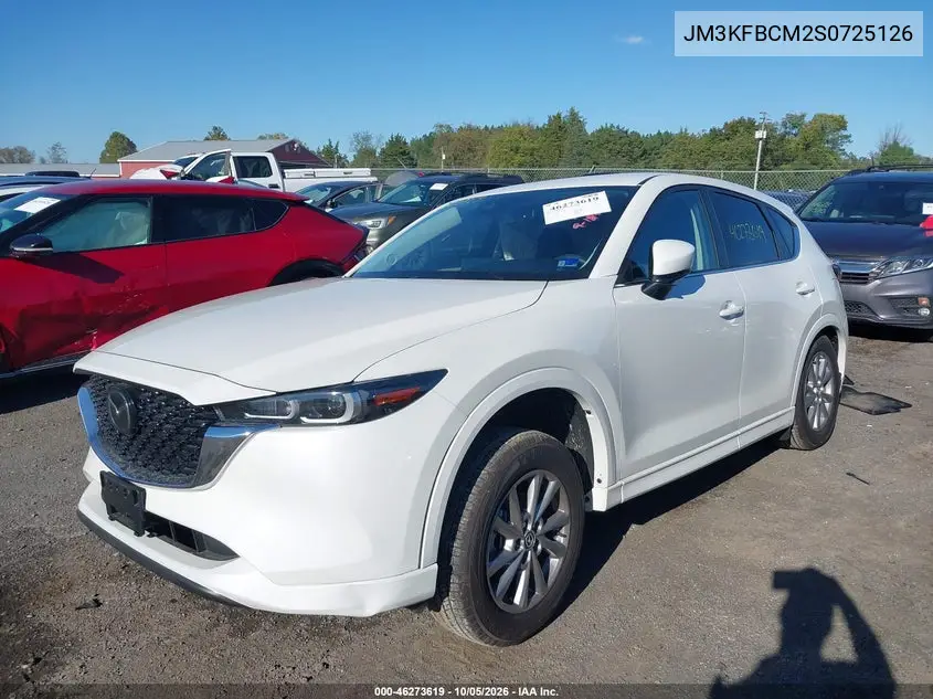 2025 MAZDA CX-5 VIN JM3KFBCM2S0725126 — фото 2