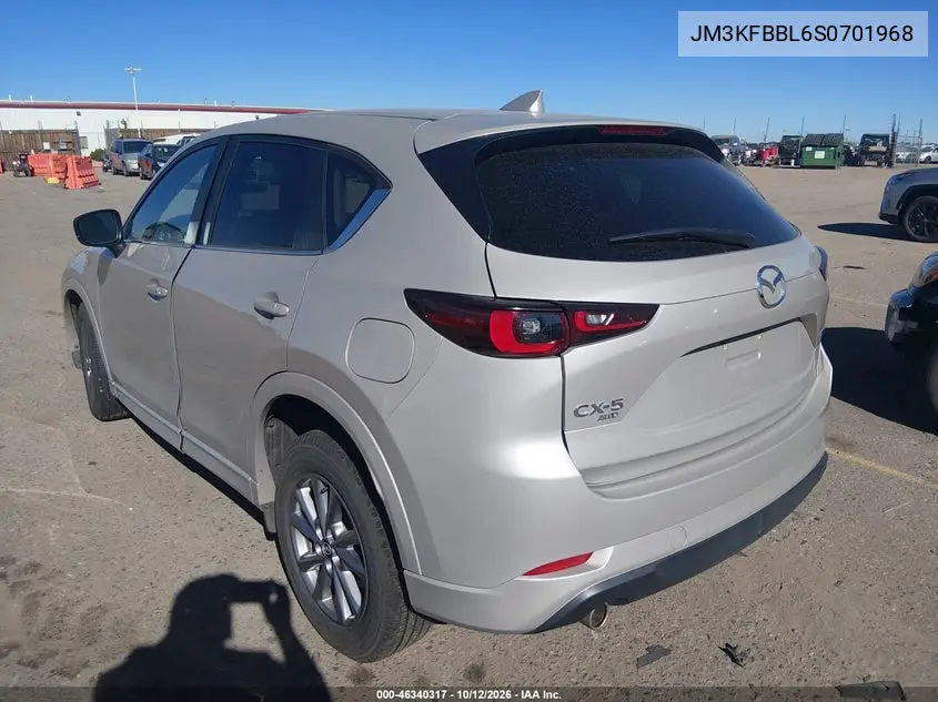 2025 MAZDA CX-5 VIN JM3KFBBL6S0701968 — фото 3