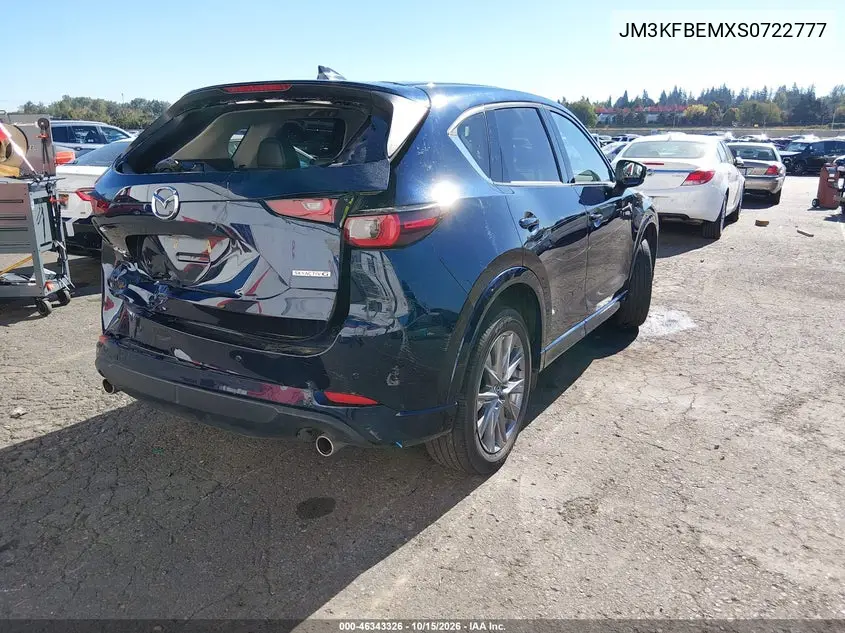 2025 MAZDA CX-5 VIN JM3KFBEMXS0722777 — фото 4