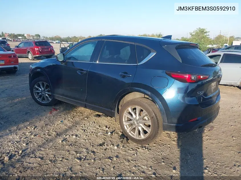2025 MAZDA CX-5 VIN JM3KFBEM3S0592910 — фото 3