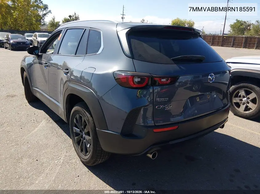 2024 MAZDA CX-50 VIN 7MMVABBM8RN185591 — фото 3
