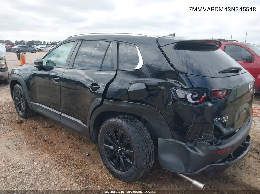 2025 MAZDA CX-50 VIN 7MMVABDM4SN345548 — фото 3