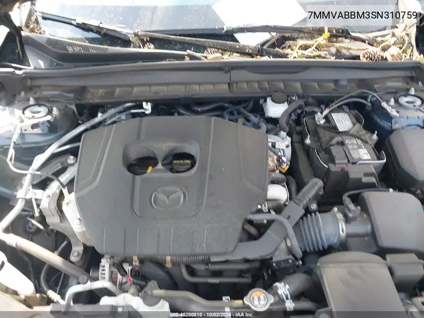 2025 MAZDA CX-50 VIN 7MMVABBM3SN310759 — фото 10