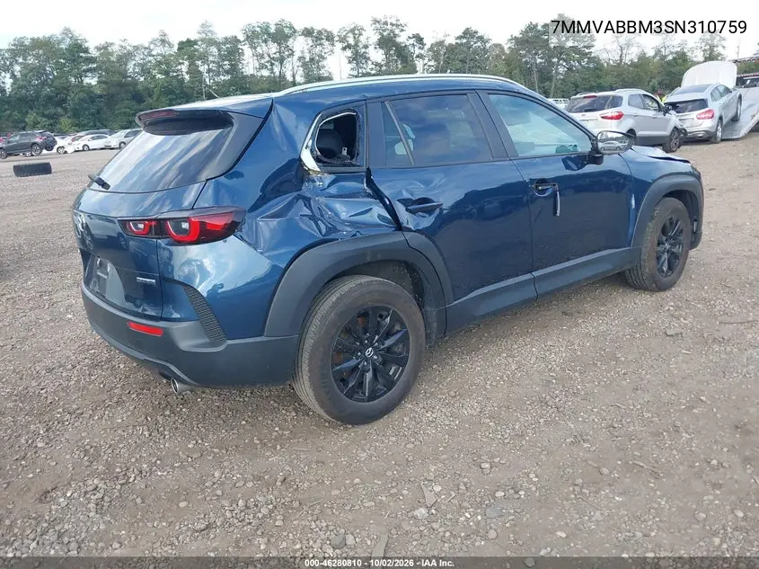 2025 MAZDA CX-50 VIN 7MMVABBM3SN310759 — фото 4