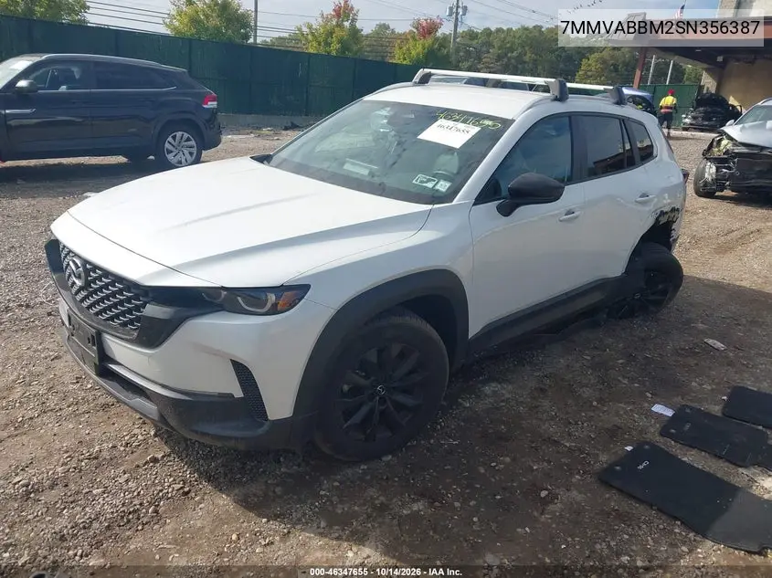 2025 MAZDA CX-50 VIN 7MMVABBM2SN356387 — фото 2