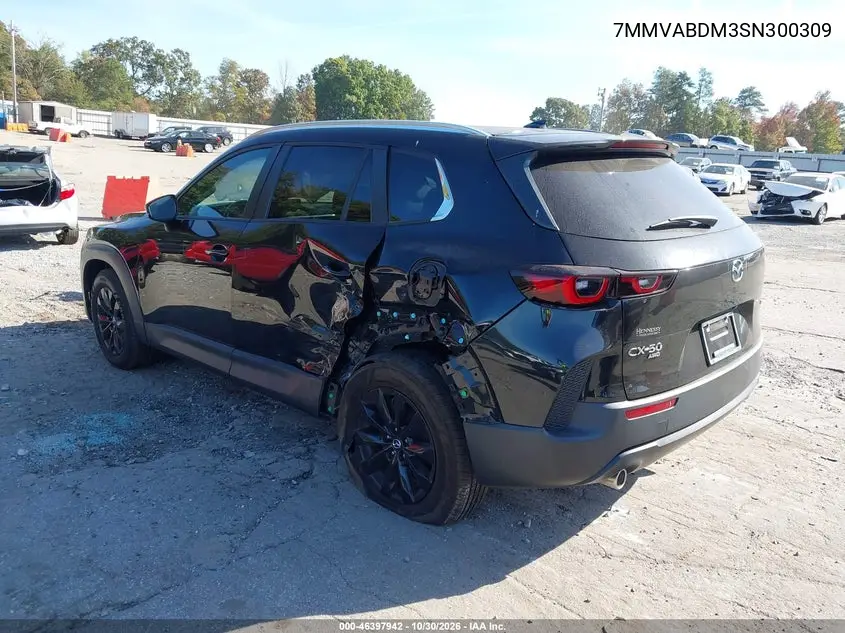 2025 MAZDA CX-50 VIN 7MMVABDM3SN300309 — фото 3