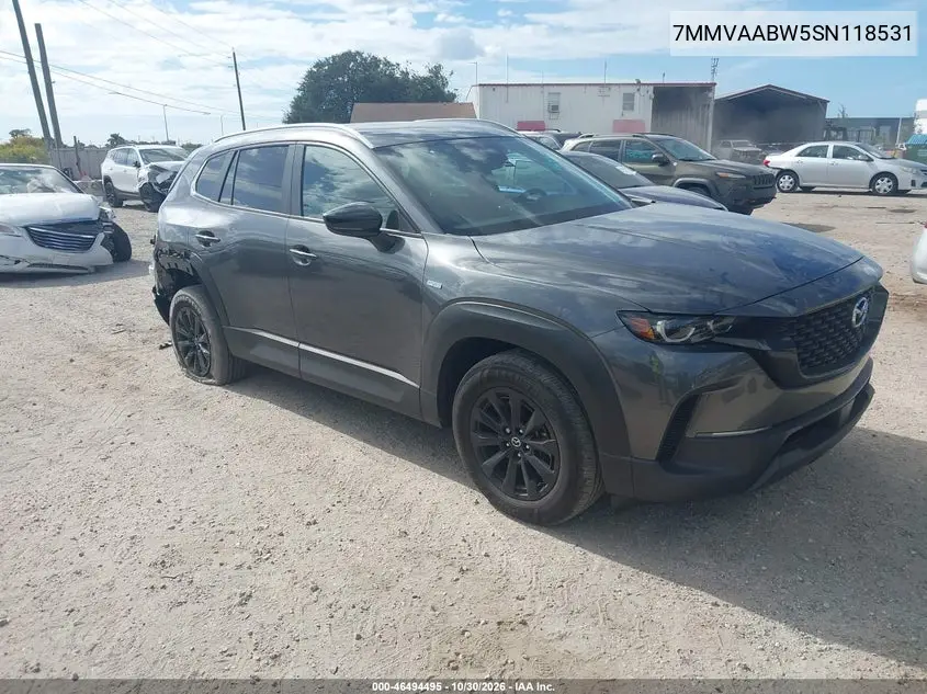MAZDA CX-50 2025, VIN 7MMVAABW5SN118531