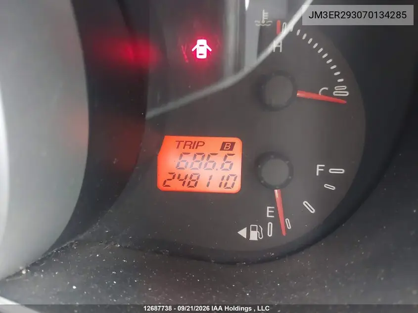 2007 MAZDA CX-7 VIN JM3ER293070134285 — фото 15