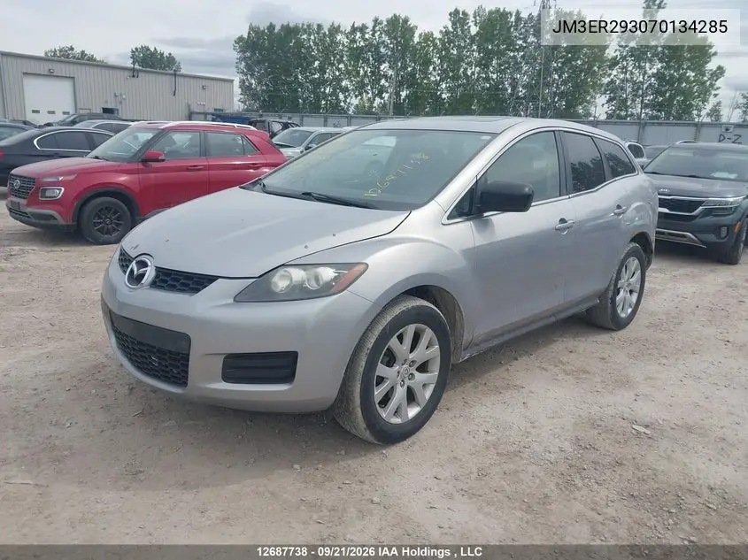 2007 MAZDA CX-7 VIN JM3ER293070134285 — фото 2