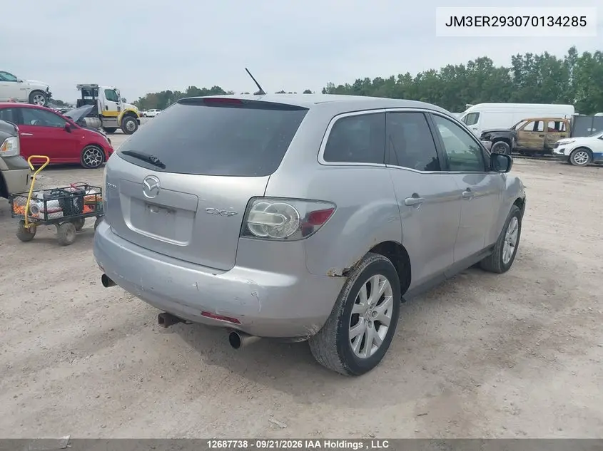 2007 MAZDA CX-7 VIN JM3ER293070134285 — фото 4