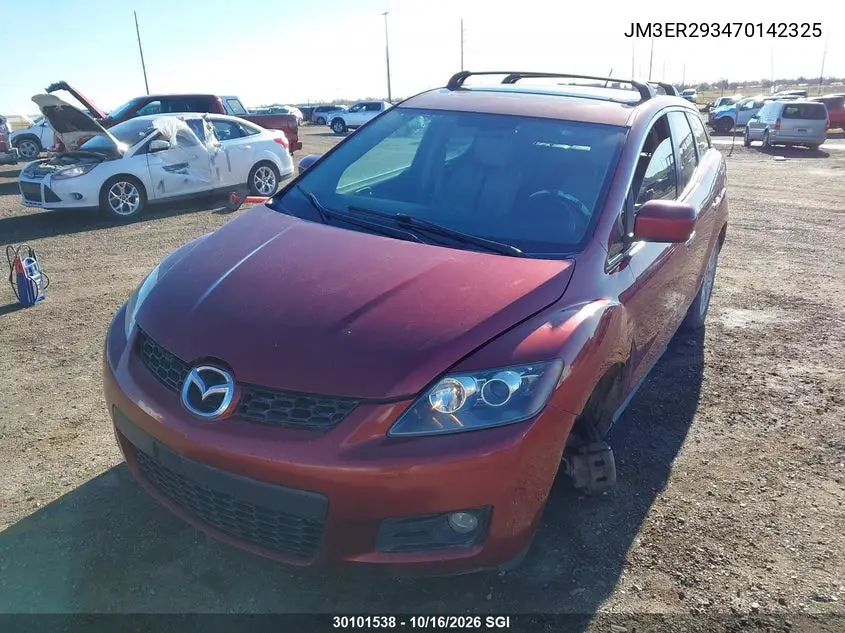 2007 MAZDA CX-7 VIN JM3ER293470142325 — фото 2