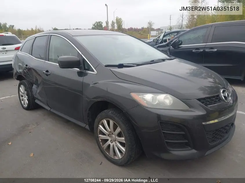 MAZDA CX-7 2010, VIN JM3ER2W51A0351518