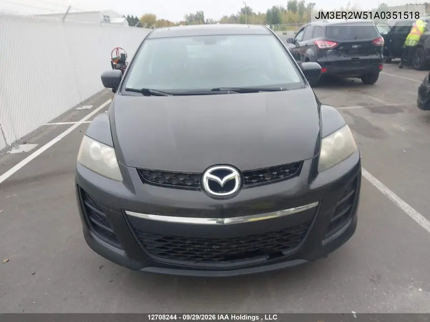 2010 MAZDA CX-7 VIN JM3ER2W51A0351518 — фото 13