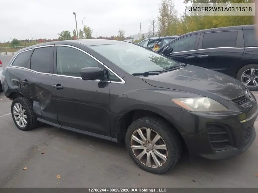 2010 MAZDA CX-7 VIN JM3ER2W51A0351518 — фото 14
