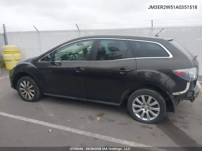 2010 MAZDA CX-7 VIN JM3ER2W51A0351518 — фото 15