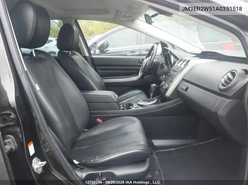 2010 MAZDA CX-7 VIN JM3ER2W51A0351518 — фото 5