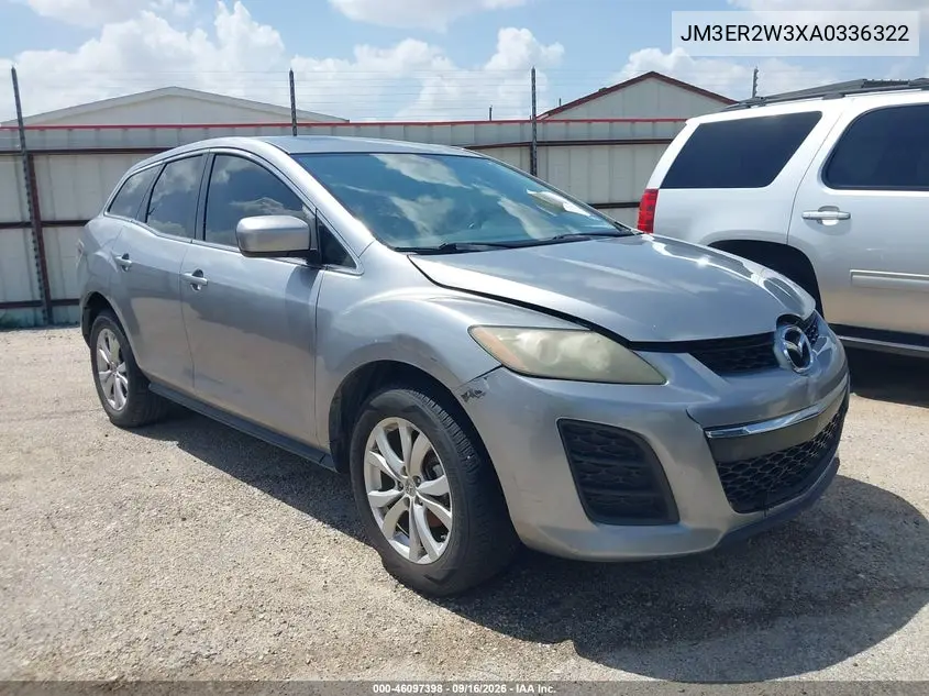 MAZDA CX-7 2010, VIN JM3ER2W3XA0336322
