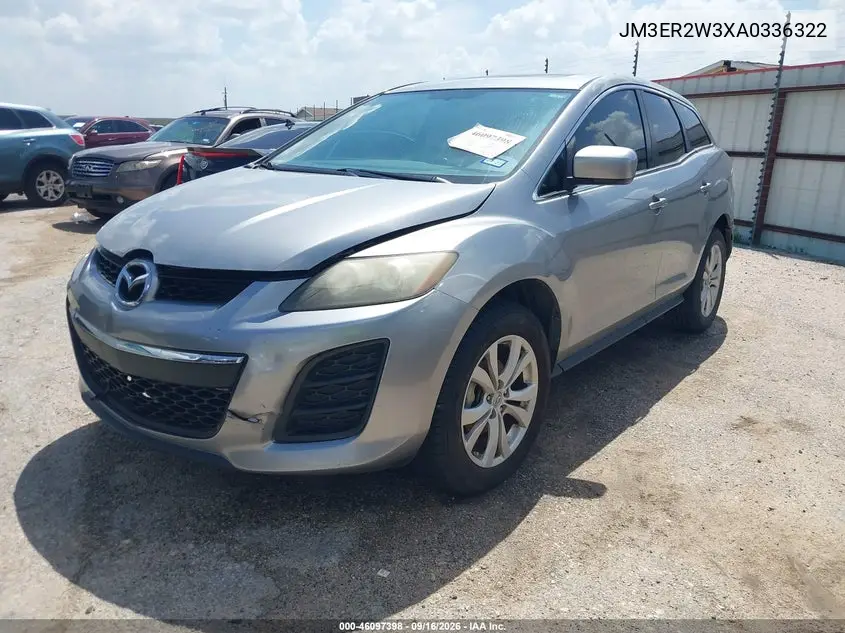 2010 MAZDA CX-7 VIN JM3ER2W3XA0336322 — фото 2