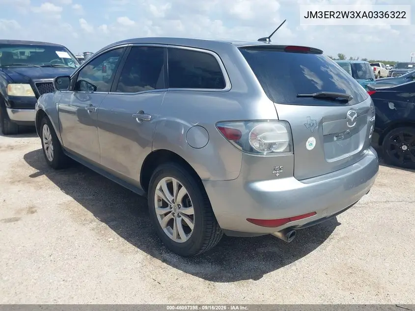 2010 MAZDA CX-7 VIN JM3ER2W3XA0336322 — фото 3