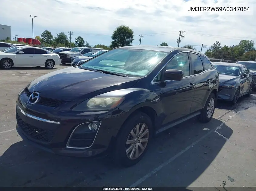 2010 MAZDA CX-7 VIN JM3ER2W59A0347054 — фото 2