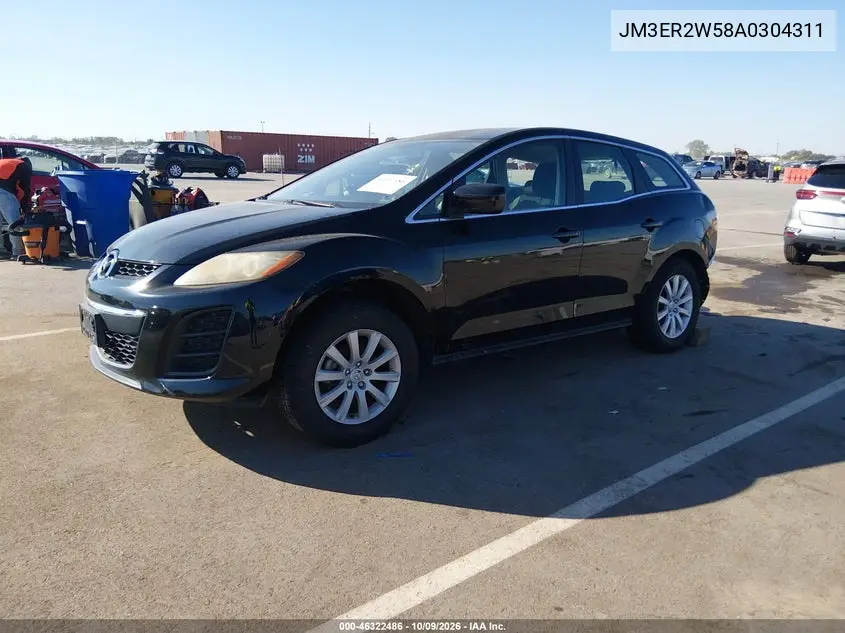 2010 MAZDA CX-7 VIN JM3ER2W58A0304311 — фото 2
