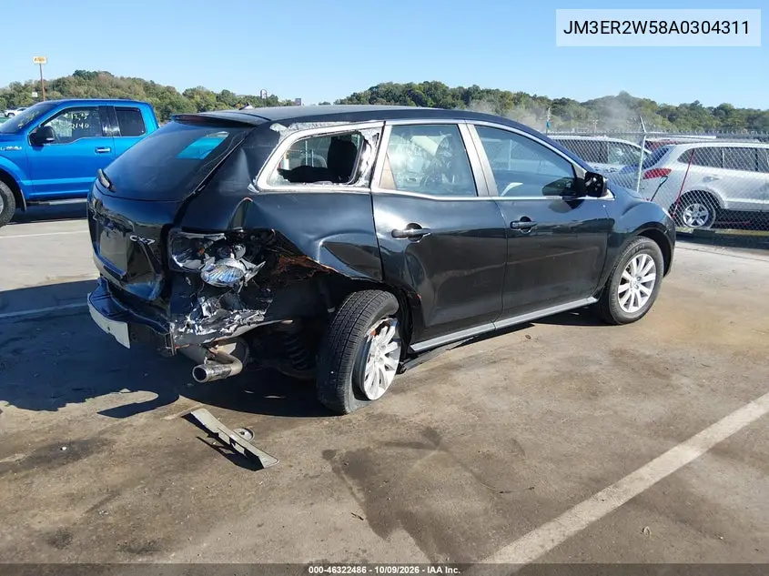 2010 MAZDA CX-7 VIN JM3ER2W58A0304311 — фото 4